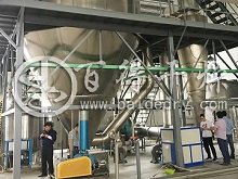 微藻蛋白酶制品喷雾干燥机成功运行